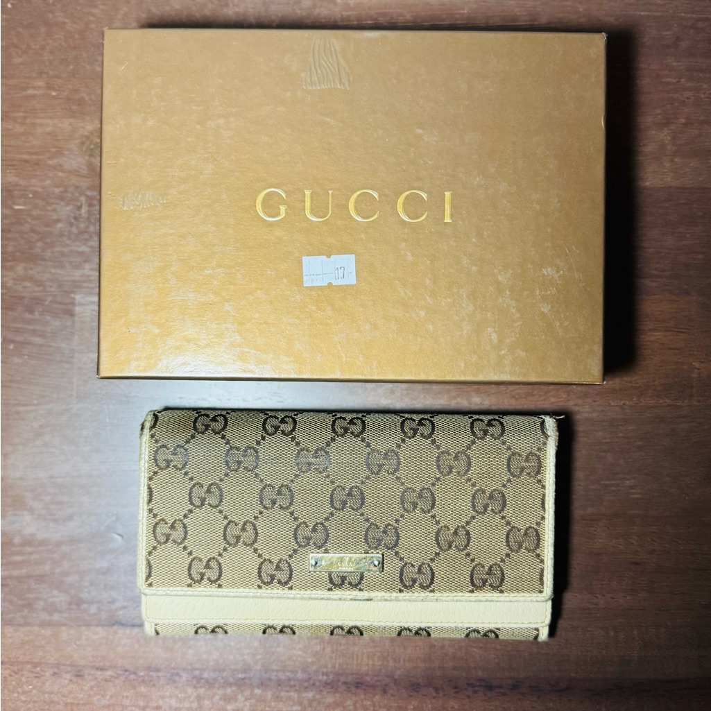 Gucci Monogram Continental Long Wallet